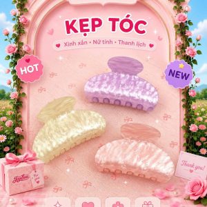 Kẹp Tóc Ngọc Trai Joybox – Thanh Lịch, Chắc Chắn, Tôn Vẻ Đẹp Nữ Tính