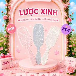 LƯỢC XINH – MÓN PHỤ KIỆN NHỎ GIÚP MÁI TÓC LUÔN MỀM MƯỢT MỖI NGÀY