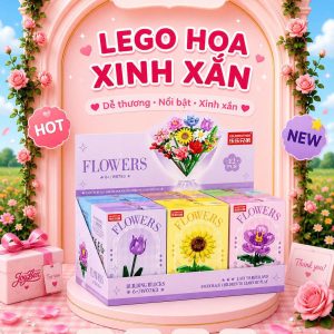 Lego Hoa Xinh Xắn Joybox – Bộ Lắp Ráp Hoa Mini Sáng Tạo, Trang Trí Đẹp Mắt