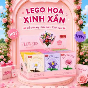 Lego Hoa Xinh Xắn Joybox – Bộ Lego Hoa Mini Trang Trí Độc Đáo, Quà Tặng Ý Nghĩa